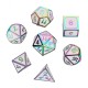 7 Pcs Alloy Polyhedral Dices Set Role Playing Game Accessory For Dungeons Dragons