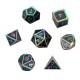 7 Pcs Alloy Polyhedral Dices Set Role Playing Game Accessory For Dungeons Dragons 7 Pcs Alloy Polyhedral Dices Set Role Playing Game Accessory For Dungeons Dragons