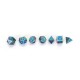 7 Pcs Alloy Polyhedral Dices Set Role Playing Game Accessory For Dungeons Dragons 7 Pcs Alloy Polyhedral Dices Set Role Playing Game Accessory For Dungeons Dragons