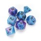 7 Pcs Luminous Polyhedral Dices Multisided Dices Dice Set With Dice Cup For RPG