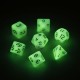 7 Pcs Luminous Polyhedral Dices Multisided Dices Dice Set With Dice Cup For RPG 7 Pcs Luminous Polyhedral Dices Multisided Dices Dice Set With Dice Cup For RPG