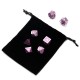 7 Pcs Multisided Dice Heavy Metal Polyhedral Dice Set Role Playing Games Dices with Bag 7 Pcs Multisided Dice Heavy Metal Polyhedral Dice Set Role Playing Games Dices with Bag