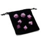 7 Pcs Multisided Dice Heavy Metal Polyhedral Dice Set Role Playing Games Dices with Bag 7 Pcs Multisided Dice Heavy Metal Polyhedral Dice Set Role Playing Games Dices with Bag