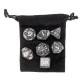 7 Pcs TRPG Polyhedral Dice RPG Dice Set Gadget With Bag 7 Pcs TRPG Polyhedral Dice RPG Dice Set Gadget With Bag