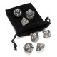 7 Pcs TRPG Polyhedral Dice RPG Dice Set Gadget With Bag 7 Pcs TRPG Polyhedral Dice RPG Dice Set Gadget With Bag
