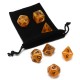 7 Piece Polyhedral Dice Set Multisided Dice With Dice Bag RPG Role Playing Games Dices Gadget