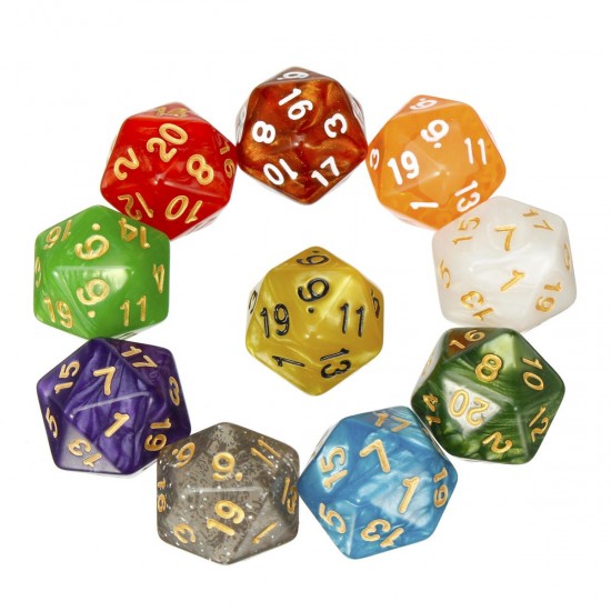 70Pcs Acrylic Polyhedral Dices Set Role Playing Game Dice Gadget for Dungeons Dragons D20 D12 D10 D8 D6 D4 Games 70Pcs Acrylic Polyhedral Dices Set Role Playing Game Dice Gadget for Dungeons Dragons D20 D12 D10 D8 D6 D4 Games