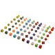 70Pcs Acrylic Polyhedral Dices Set Role Playing Game Dice Gadget for Dungeons Dragons D20 D12 D10 D8 D6 D4 Games