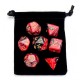 7PCS Polyhedral Dices Set For Dungeons & Dragons Dice Desktop TRPG Game Dices