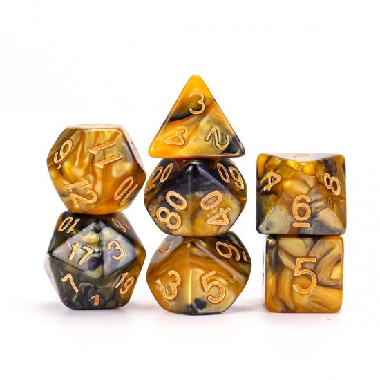 7PCS Polyhedral Dices Set For Dungeons & Dragons Dice Desktop TRPG Game Dices 7PCS Polyhedral Dices Set For Dungeons & Dragons Dice Desktop TRPG Game Dices