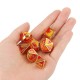 7PCS/SET Creative Metal Multi-faced Dice Set Heavy Duty Polyhedral Dices Role Playing Game Party Game Dice W/ Case 7PCS/SET Creative Metal Multi-faced Dice Set Heavy Duty Polyhedral Dices Role Playing Game Party Game Dice W/ Case