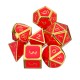 7Pc Solid Metal Heavy Dice Set Polyhedral Dice Role Playing Games Dices Gadget RPG Dices Set 7Pc Solid Metal Heavy Dice Set Polyhedral Dice Role Playing Games Dices Gadget RPG Dices Set