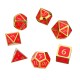 7Pc Solid Metal Heavy Dice Set Polyhedral Dice Role Playing Games Dices Gadget RPG Dices Set