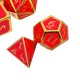 7Pc Solid Metal Heavy Dice Set Polyhedral Dice Role Playing Games Dices Gadget RPG Dices Set