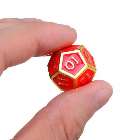 7Pc Solid Metal Heavy Dice Set Polyhedral Dice Role Playing Games Dices Gadget RPG Dices Set 7Pc Solid Metal Heavy Dice Set Polyhedral Dice Role Playing Games Dices Gadget RPG Dices Set