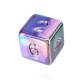 7Pcs Colorful Polyhedral Dice Resin Plating Dices Set Role Playing Board Party Table Game Gift