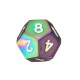 7Pcs Colorful Zinc Alloy Polyhedral Dice Set Board Game Multisided Dices Gadget