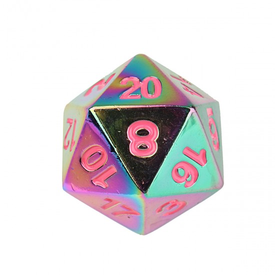 7Pcs Embossed Heavy Metal Polyhedral Dice DND RPG MTG Role Playing Game with Bag 7Pcs Embossed Heavy Metal Polyhedral Dice DND RPG MTG Role Playing Game with Bag