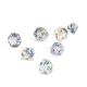7Pcs Galaxy Polyhedral Dice Resin Mirror Dices Set Role Playing Board Party Table Game Gift