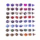 7Pcs Galaxy Polyhedral Dices For Dungeons Dragons Games D20 D12 D10 D8 D6 D4 +Bag 7Pcs Galaxy Polyhedral Dices For Dungeons Dragons Games D20 D12 D10 D8 D6 D4 +Bag