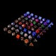 7Pcs Galaxy Polyhedral Dices For Dungeons Dragons Games D20 D12 D10 D8 D6 D4 +Bag