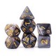 7Pcs Galaxy Polyhedral Dices For Dungeons Dragons Games D20 D12 D10 D8 D6 D4 +Bag 7Pcs Galaxy Polyhedral Dices For Dungeons Dragons Games D20 D12 D10 D8 D6 D4 +Bag