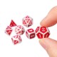 7Pcs Heavy Duty Metal Polyhedral Dices Set Multisided Dice Antique RPG Role Playing Game Dices 7Pcs Heavy Duty Metal Polyhedral Dices Set Multisided Dice Antique RPG Role Playing Game Dices