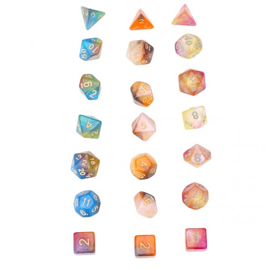 7Pcs Polyhedral Dice Set Board Game Multisided Dices Gadget Acrylic Polyhedral Dices Role Playing Game Accessory For Dungeons Dragon 7Pcs Polyhedral Dice Set Board Game Multisided Dices Gadget Acrylic Polyhedral Dices Role Playing Game Accessory For Dungeons Dragon