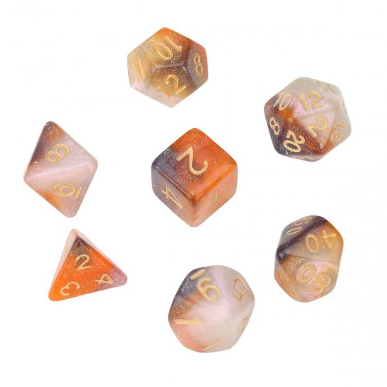 7Pcs Polyhedral Dice Set Board Game Multisided Dices Gadget Acrylic Polyhedral Dices Role Playing Game Accessory For Dungeons Dragon 7Pcs Polyhedral Dice Set Board Game Multisided Dices Gadget Acrylic Polyhedral Dices Role Playing Game Accessory For Dungeons Dragon