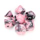 7Pcs Polyhedral Dices Double-Color For Role Playing Game Dice Set With Storage Bag