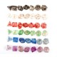7Pcs Transparent Polyhedral Dices Multi-sided Dice 7Pcs Transparent Polyhedral Dices Multi-sided Dice