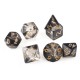 7Pcs Transparent Polyhedral Dices Multi-sided Dice 7Pcs Transparent Polyhedral Dices Multi-sided Dice