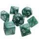 7pcs Multi-sided Polyhedral Digital Acrylic Dice Set 7pcs Multi-sided Polyhedral Digital Acrylic Dice Set