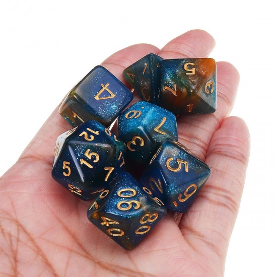 7pcs/Set Polyhedral Dices for DND RPG MTG Game Dungeons & Dragons D4-D20 Colors Dice 7pcs/Set Polyhedral Dices for DND RPG MTG Game Dungeons & Dragons D4-D20 Colors Dice