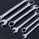 8-32mm Steel Silver Metric Spanner Open End Wrench Ratchet Ring Tool 8-32mm Steel Silver Metric Spanner Open End Wrench Ratchet Ring Tool