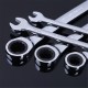 8-32mm Steel Silver Metric Spanner Open End Wrench Ratchet Ring Tool 8-32mm Steel Silver Metric Spanner Open End Wrench Ratchet Ring Tool