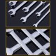 8-32mm Steel Silver Metric Spanner Open End Wrench Ratchet Ring Tool 8-32mm Steel Silver Metric Spanner Open End Wrench Ratchet Ring Tool