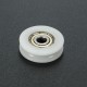 8Pcs 5x24x7mm U Notch Nylon Round Pulley Wheel Roller For 3.8mm Rope Ball Bearing 8Pcs 5x24x7mm U Notch Nylon Round Pulley Wheel Roller For 3.8mm Rope Ball Bearing