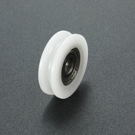 8Pcs 5x24x7mm U Notch Nylon Round Pulley Wheel Roller For 3.8mm Rope Ball Bearing 8Pcs 5x24x7mm U Notch Nylon Round Pulley Wheel Roller For 3.8mm Rope Ball Bearing