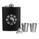 8oz Stainless Steel Pocket Liquor Hip Flask Drink Flagon with Funnel