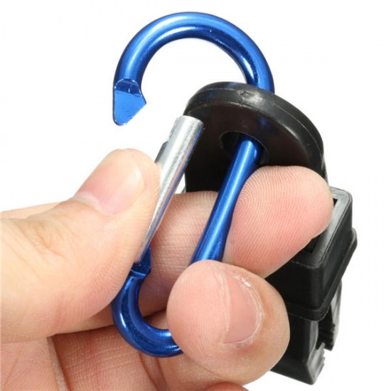 8pcs Tent Windproof Securing Clip Hook Buckle Alligator Clip