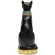 9.6inch Resin Vintage Egyptian Bastet Goddess Figurine Black Cat Pharaoh Statue Epoxy 9.6inch Resin Vintage Egyptian Bastet Goddess Figurine Black Cat Pharaoh Statue Epoxy