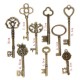 9Pcs Antique Vintage Skeleton Keys Bronze Charm Pendants For DIY Jewelry Making 9Pcs Antique Vintage Skeleton Keys Bronze Charm Pendants For DIY Jewelry Making