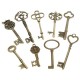 9Pcs Antique Vintage Skeleton Keys Bronze Charm Pendants For DIY Jewelry Making 9Pcs Antique Vintage Skeleton Keys Bronze Charm Pendants For DIY Jewelry Making
