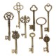 9Pcs Antique Vintage Skeleton Keys Bronze Charm Pendants For DIY Jewelry Making 9Pcs Antique Vintage Skeleton Keys Bronze Charm Pendants For DIY Jewelry Making