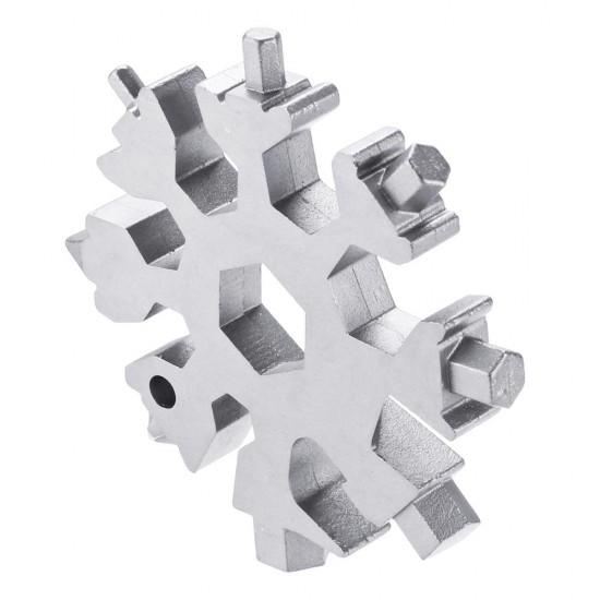 18 in 1 Multifunction EDC Snowflakes Screwdriver Multi-tool Portable Keychain Screwdriver Bottle Opener 18 in 1 Multifunction EDC Snowflakes Screwdriver Multi-tool Portable Keychain Screwdriver Bottle Opener