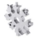 18 in 1 Multifunction EDC Snowflakes Screwdriver Multi-tool Portable Keychain Screwdriver Bottle Opener 18 in 1 Multifunction EDC Snowflakes Screwdriver Multi-tool Portable Keychain Screwdriver Bottle Opener