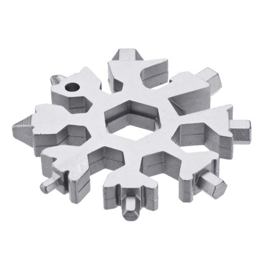 18 in 1 Multifunction EDC Snowflakes Screwdriver Multi-tool Portable Keychain Screwdriver Bottle Opener 18 in 1 Multifunction EDC Snowflakes Screwdriver Multi-tool Portable Keychain Screwdriver Bottle Opener