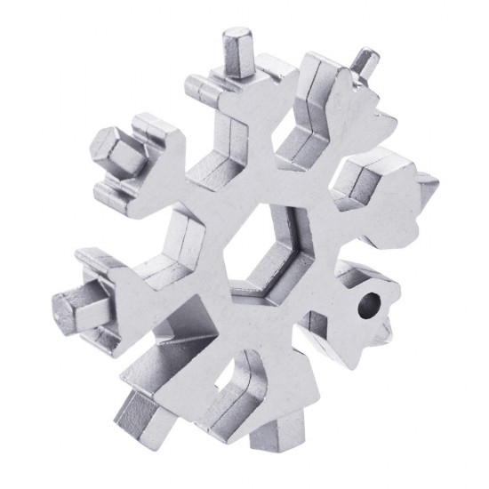 18 in 1 Multifunction EDC Snowflakes Screwdriver Multi-tool Portable Keychain Screwdriver Bottle Opener 18 in 1 Multifunction EDC Snowflakes Screwdriver Multi-tool Portable Keychain Screwdriver Bottle Opener