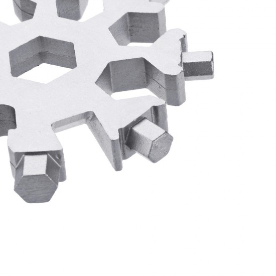 18 in 1 Multifunction EDC Snowflakes Screwdriver Multi-tool Portable Keychain Screwdriver Bottle Opener 18 in 1 Multifunction EDC Snowflakes Screwdriver Multi-tool Portable Keychain Screwdriver Bottle Opener